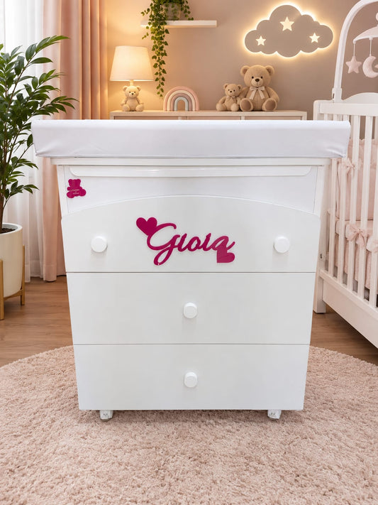 Bagnetto Personalizzato – 3 Cassetti (L.73 P.46 H.98)