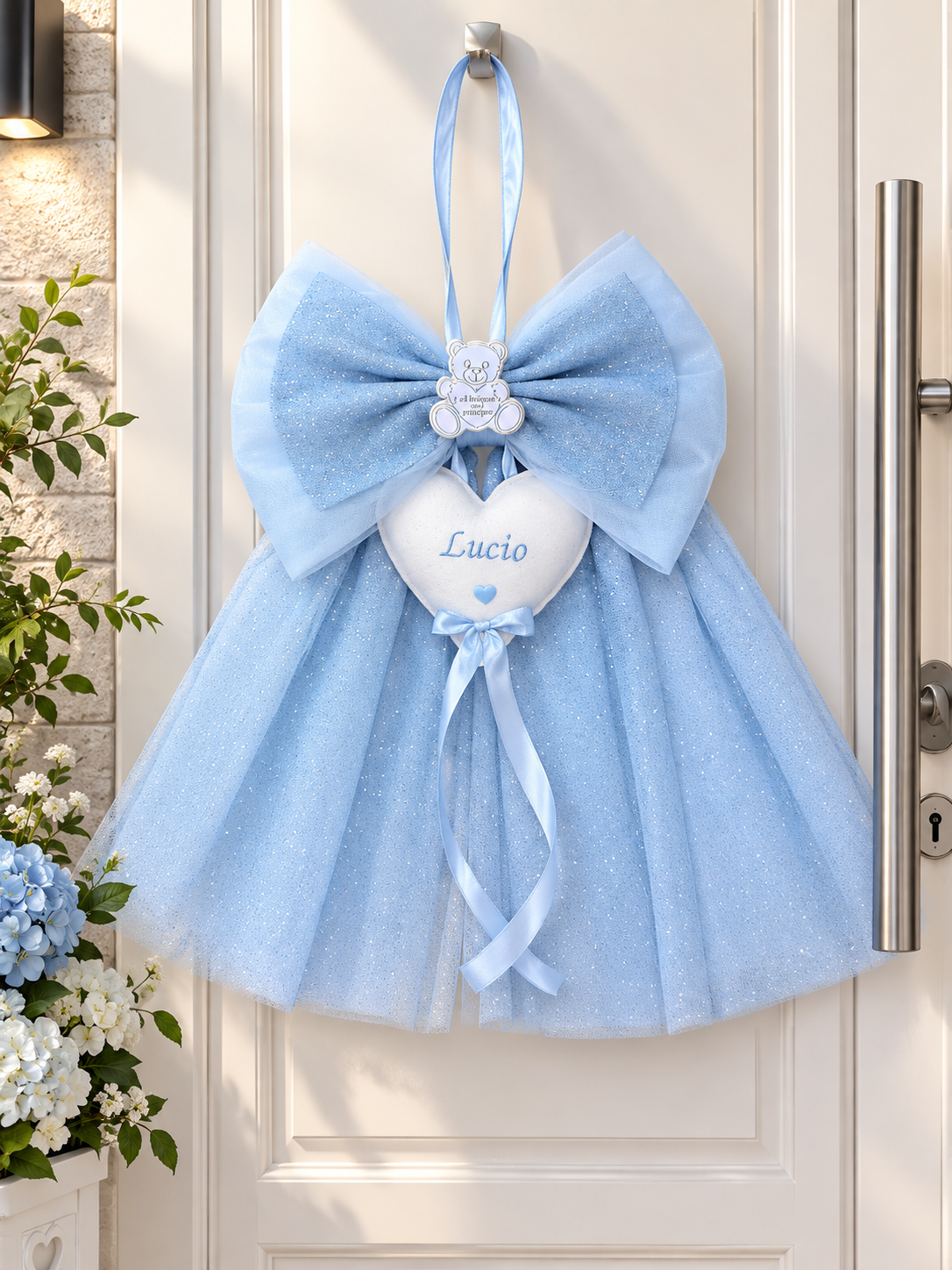 FIOCCO NASCITA PERSONALIZZATO – UN DOLCISSIMO BENVENUTO AL TUO BIMBO! 👶✨