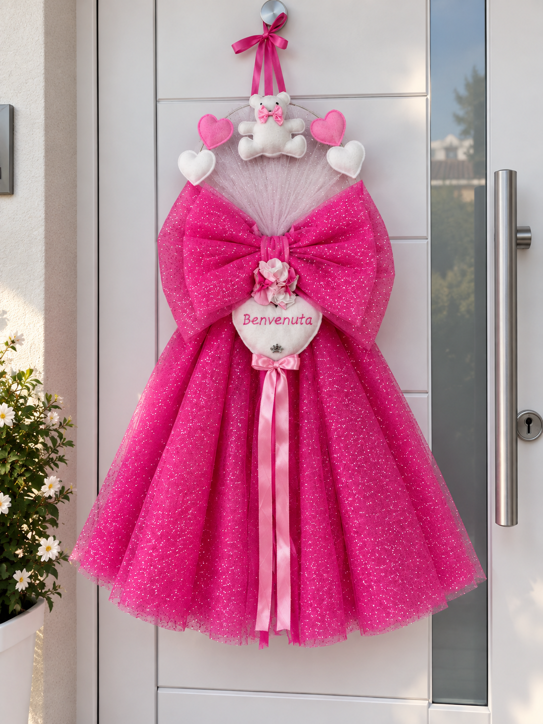 FIOCCO NASCITA PERSONALIZZATO – UN DOLCISSIMO BENVENUTO AL TUO BIMBO! 👶✨