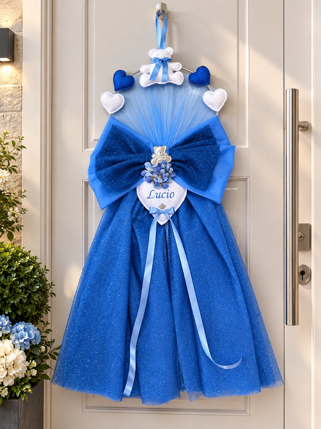 FIOCCO NASCITA PERSONALIZZATO – UN DOLCISSIMO BENVENUTO AL TUO BIMBO! 👶✨